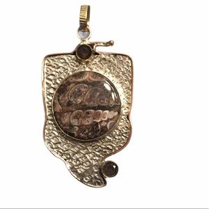 Ladies Pendant Necklace, Sterling Silver Chain